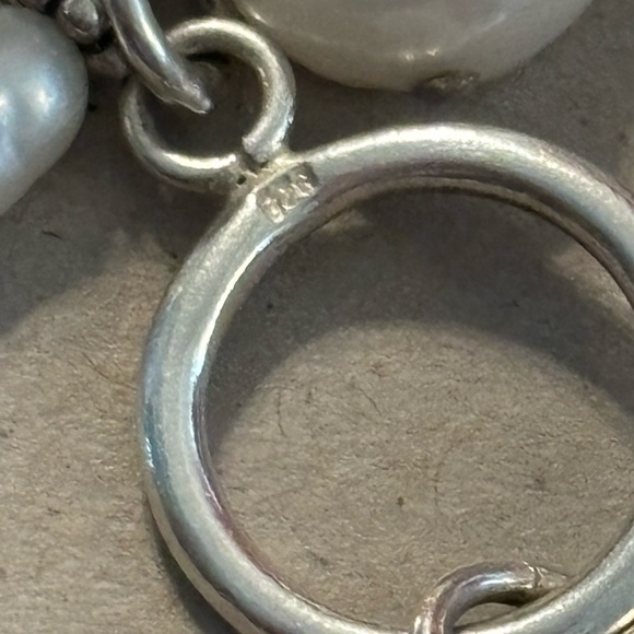 Silpada Rare Hostess Cha~Cha Beaded Sterling Silver, Pearl and Quartz Bracelet - Picture 14 of 15